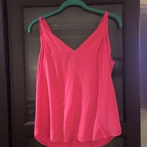 Banana republic silk pink top
